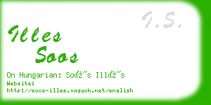 illes soos business card